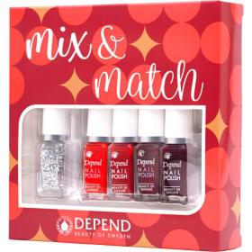 Depend Nail Polish 5-pack produkt bild