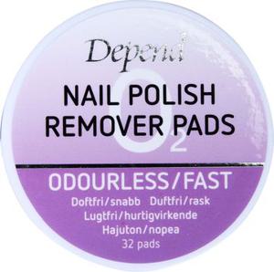 Nail Polish Remover Pads Odourless/Fast produkt bild