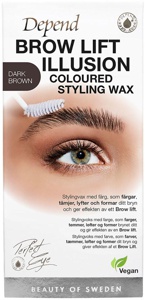 Depend Perfect Eye Brow Illusion Wax Dark Brown produktbilde