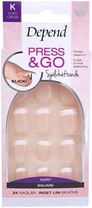 Depend Press & Go French Look Pink Short produkt bild
