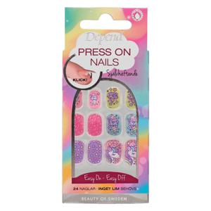 Depend Press on Nails for Children Unicorn produkt bild