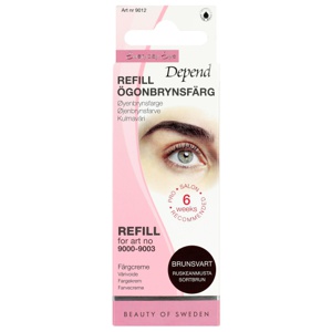 Depend Refill Ögonbrynsfärg Brunsvart produkt bild