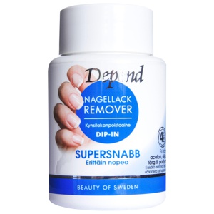 Depend Remover Dip-in Blå 75 ml produkt bild