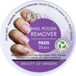 Depend Remover pads 32 st produkt bild