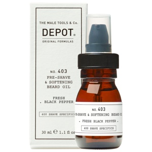 Depot 403 Pre-Shave & Softening Beard Oil - 30 ml. produktbillede