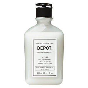 DEPOT MALE TOOLS No. 501 Moisturizing & Clarifying Beard Shampoo 250 ml produktbilde