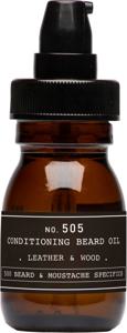 Depot No. 505 Conditioning Beard Oil Leather & Wood 30 ml produkt bild