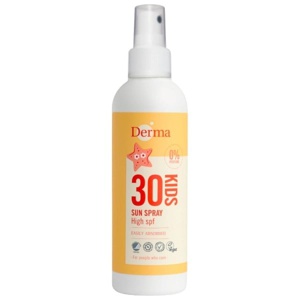 Derma - Kids Solspray SPF30 - 200 ml produktbillede