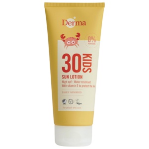 Derma Kids Sun Lotion SPF30, 200 ml produktbilde