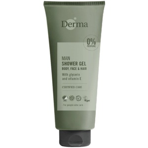 Derma Man Shower Gel Body Face & Hair 350 ml produktbillede