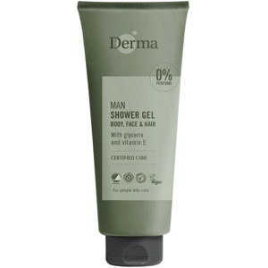 Derma Man Shower Gel Body Face & Hair 350 ml produktbillede