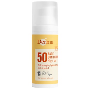 Derma Face Sun Lotion SPF 50 - 50 ml produktbillede