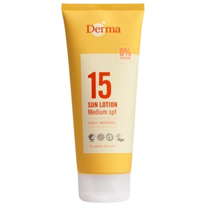 Derma Sollotion SPF 15 200 ml produktbillede