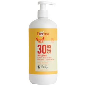 Derma Sun Kids Sollotion SPF30   500 ml produktbilde