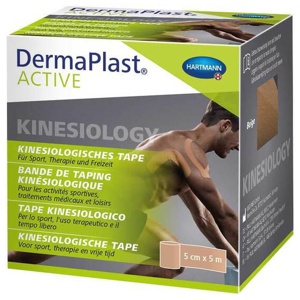 Dermaplast Active Kinesiology Tape 5 cmx5 m beige, 1 St n.v. Produktbild