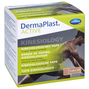 DermaPlast Active Kinesiology Tape 5cm x 5m beige 1 St Produktbild