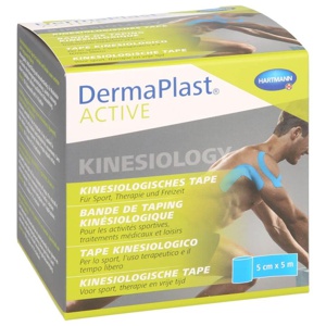 DermaPlast Active Kinesiology Tape 5cm x 5m blau 1 St Produktbild