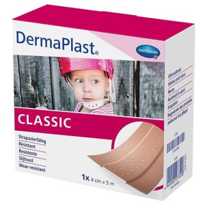 Dermaplast Classic Pflaster 4 cm x 5 m, 1 St Pflaster Produktbild