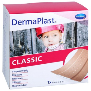 DERMAPLAST CLASSIC Wundpflaster 6 cmx5 m Produktbild