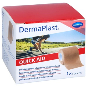 Dermaplast Quick Aid Schaumverband 6 cmx2 m hautfarben, 1 St n.v. Produktbild