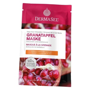 Dermasel Spa Totes Meer Maske Granatapfel, 12 ml Gesichtsmaske Produktbild