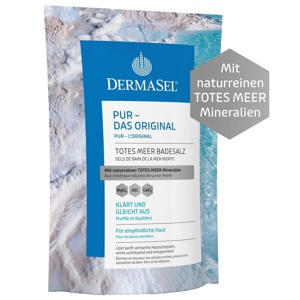 DERMASEL Totes Meer Badesalz Pur Produktbild