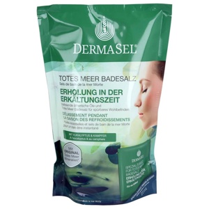 DERMASEL Totes Meer Badesalz+Erkältungszeit SPA Produktbild