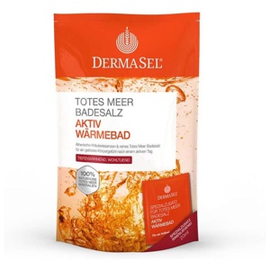 DERMASEL Totes Meer Badesalz+Aktiv Wärme SPA Produktbild