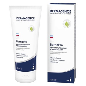 DERMASENCE BarrioPro BARRIEREAUFBAUENDE KÖRPEREMULSION 200 ml Emulsion Produktbild