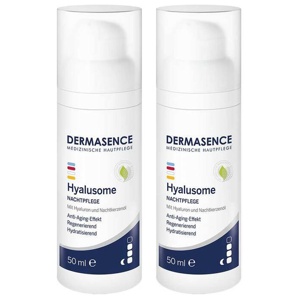 Dermasence Hyalusome Nachtpflege Creme, 2x50 ml Nachtcreme Produktbild