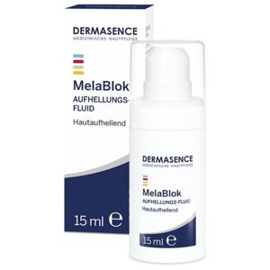 DERMASENCE MelaBlok AUFHELLUNGS-FLUID 15 ml Emulsion Produktbild