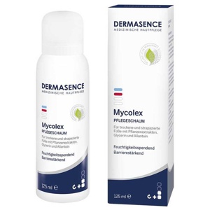 DERMASENCE Mycolex PFLEGESCHAUM 125 ml Schaum Produktbild