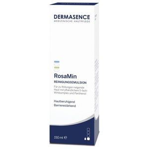 DERMASENCE RosaMin REINGUNGSEMULSION 150 ml Emulsion Produktbild