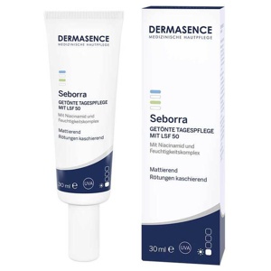DERMASENCE Seborra GETÖNTE TAGESPFLEGE MIT LSF 50 30 ml Creme Produktbild