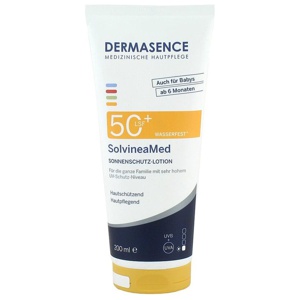 DERMASENCE SolvineaMed SONNENSCHUTZ-LOTION LSF 50+ 200 ml Lotion Produktbild
