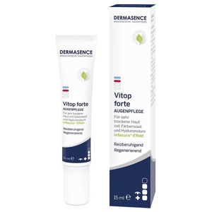DERMASENCE Vitop forte AUGENPFLEGE 15 ml Creme Produktbild
