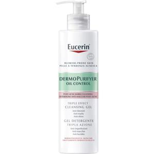 Eucerin Dermopurifyer Oil Control Triple Azione tvättmedel, 400 ml produkt bild