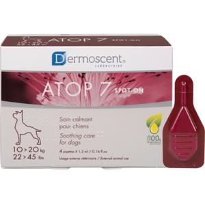 Dermoscent ATOP 7® Spot-on för hundar 10-20 kg 4 x 1,2 ml produkt bild