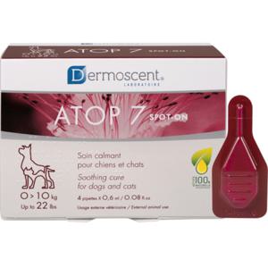 Dermoscent ATOP 7 Spot-on för hundar & katter 0-10 kg 4 x 0,6 ml produkt bild