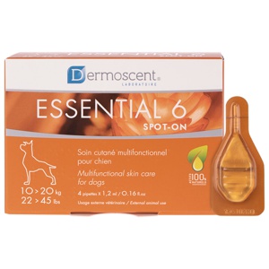 Dermoscent Essential 6® Spot-on för hundar 10-20kg 4 x 1,2 ml produkt bild