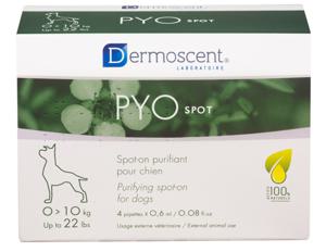 Dermoscent PYOspot® för hundar 0-10 kg 4 x 0,6 ml produkt bild