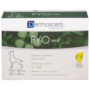 Dermoscent PYOspot för hundar 10-20 kg, 4 x 1,2 ml produkt bild