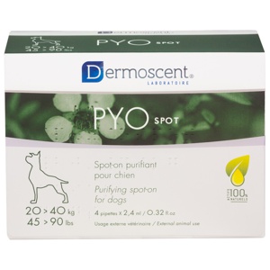 Dermoscent PYOspot® för hundar 20-40 kg 4 x 2,4 ml produkt bild