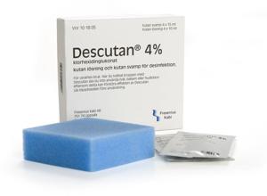 Descutan, kutan lösning och medicinerad svamp 4 % 4 x 15 ml produkt bild