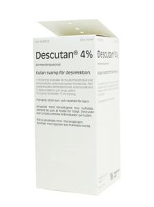 Descutan 4 % Klorhexidin, Kutan svamp, 50 x 15 milliliter produkt bild