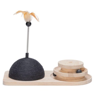 Designed by Lotte Holz-Spielturm & Kratzball Maia Produktbild