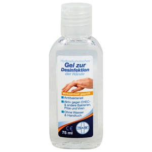 DESINFEKTIONSGEL für die Hand antibakteriell Produktbild