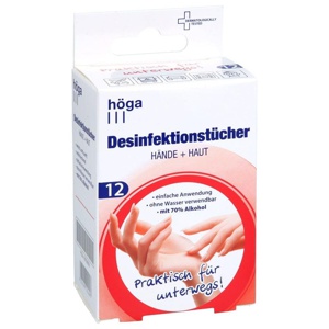 DESINFEKTIONSTÜCHER Hände+Haut Produktbild