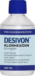 Desivon Klorhexidin 0,5mg/ml, 250 ml produkt bild