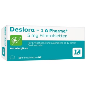 DESLORA-1A Pharma 5 mg Filmtabletten Produktbild